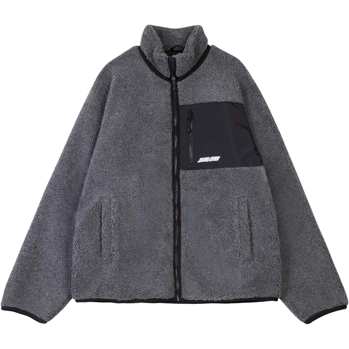 2026 Santa Cruz Mens Freestyle Jacket SCA-JKT-9358 - Charcoal